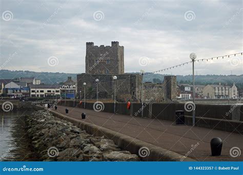 Carrickfergus Castle stock image. Image of interest - 144323357