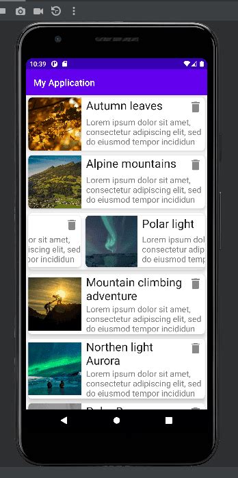 Image result for Android Recyclerview Example