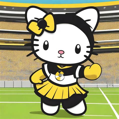 Hello Kitty Goes Steelers: Cheerleader Cutie!