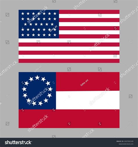 Union Flag During Civil War America