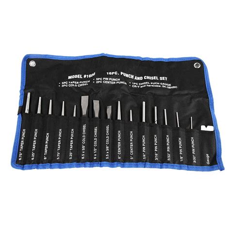 Buy Mechanics Punches Tool,16Pcs Mechanics Punches and Chisel Set Pin ...