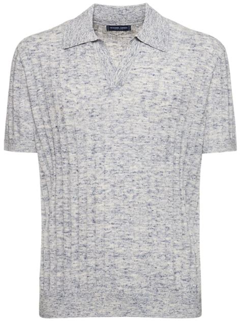 Rino cotton blend knit s/s polo - Frescobol Carioca - Men | Luisaviaroma