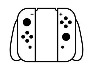 Controller Clipart Outline Nintendo Switch Controller Clipart | My XXX ...
