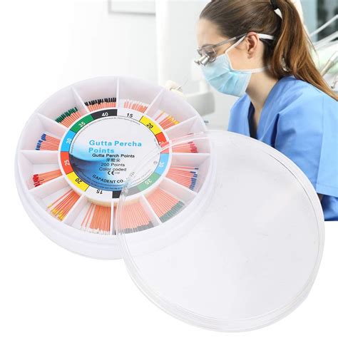 Buy 200Pcs/Box Dental Gutta Percha Points, Endodontic Root Canal ...