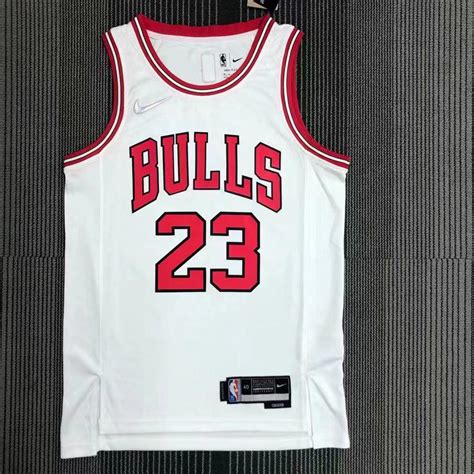 Masculinos Camisa NBA Chicago Bulls Michael Jersey Basquetebol Branco ...