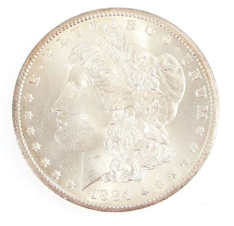 Lot Detail - 1884-CC US MORGAN SILVER DOLLAR COIN