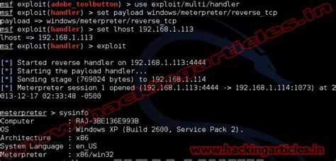 Hack Remote PC Using Adobe Reader ToolButton Use After Free - Hacking ...