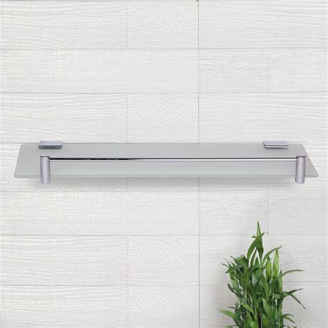 Home Centre Adrian Aeron Solid Rectangular Single Pc. Glass Shelf - 41. ...