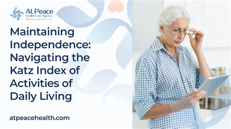 Navigating the Katz Index of Independence in Activities of Daily Living - At Peace Health