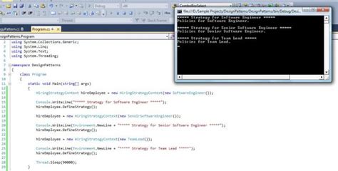 Image result for Strategy Design Pattern C#