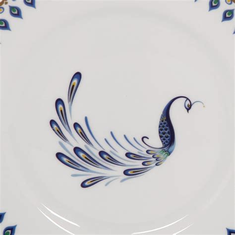 Buy Altius Oynx Peacock side Plate from Home Centre at just INR 449.0