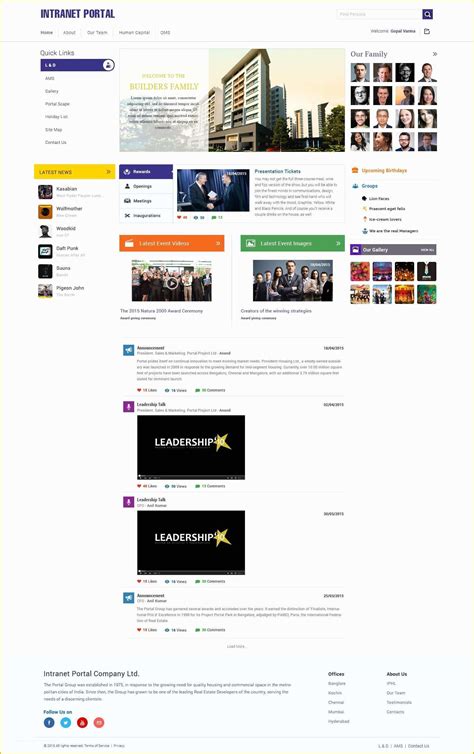Image result for SharePoint Intranet Templates