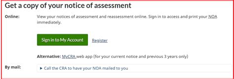 Image result for CRA NETFILE Access Code Notice of Assessment