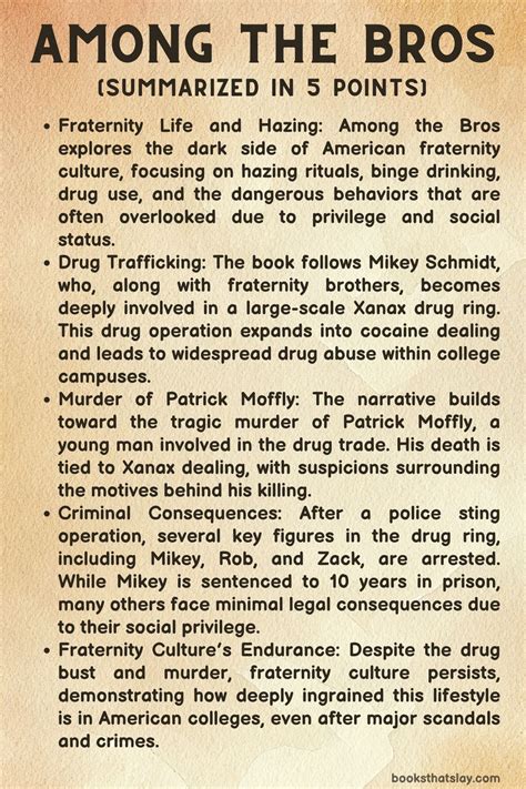 Among the Bros Summary and Analysis