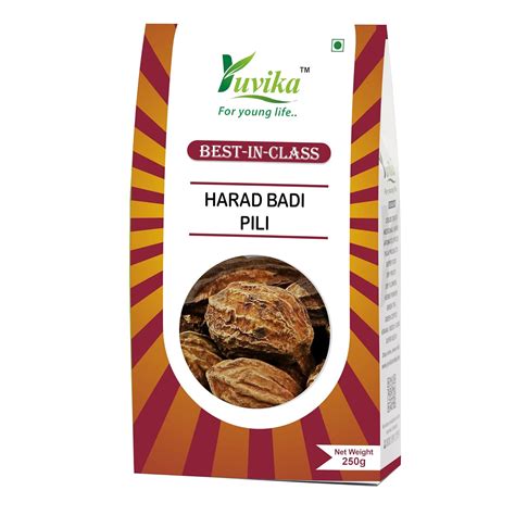 Yuvika Harad Badi Pili - Haritaki - Terminalia Chebula 250 Grams ...