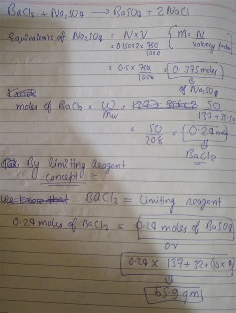 750 mL of 0.250 M Na2SO4 solution are added to an aqueous solution ...