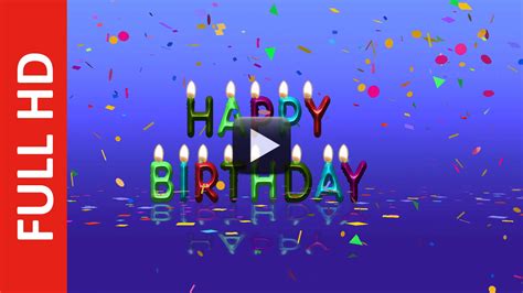 Happy Birthday Animation With Sound