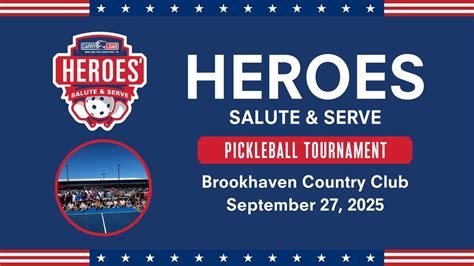 Heroes Salute & Serve 2025, Brookhaven Country Club, Farmers Branch, 27 ...