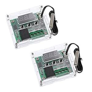 HiLetgo 2pcs W1209 with Case 12V DC Digital Temperature Controller ...