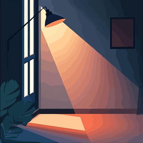 Bright light scene vector illustration | Premium AI-generated vector