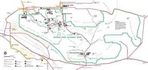 Joshua Tree National Park Map, California - Full size | Gifex