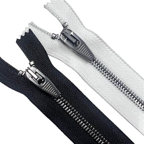 #5 Classic Matte Grey Metal Zipper for Coats/Jackets/Hoodies – JHONEA ...