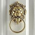 UNIQUELLA Pack of 1 Pcs Big Lion Face Door Knocker Furniture Decor ...