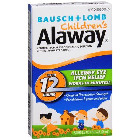 Children’s Alaway Antihistamine Eye Drops 0.17 fl oz (5 mL) – Medcare ...