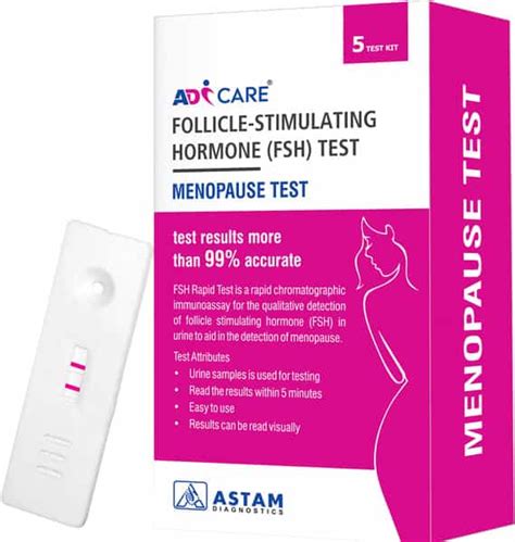 Buy ADICARE MENOPAUSE TEST KIT|FSH TEST KIT AT HOME PACK OF 5 Online ...