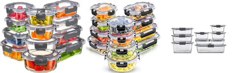 Image result for Stackable Glass Food Storage Containers