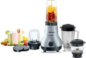 ACTIVA Easy Mix Nutri 4 Jars 500 Juicer Mixer Grinder (4 Jars, BLACK ...