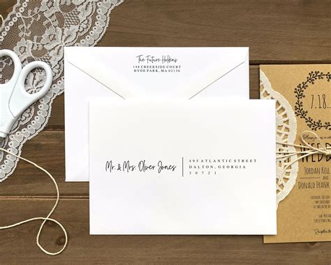 Address Label Template, Label Templates, Printable Wedding Envelopes ...