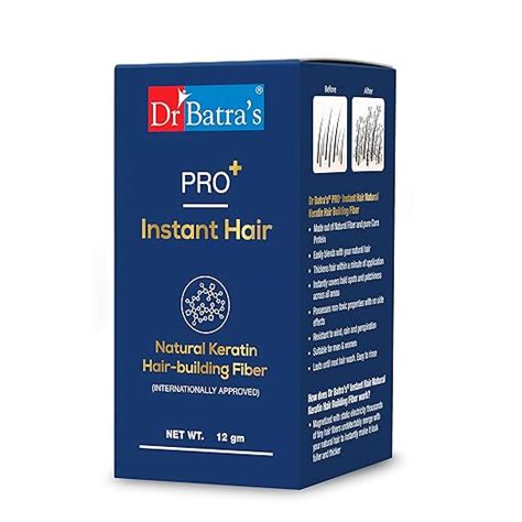 Buy Dr Batra's Pro+ Instant Natural Hair Building fibre | Hair Fibres ...