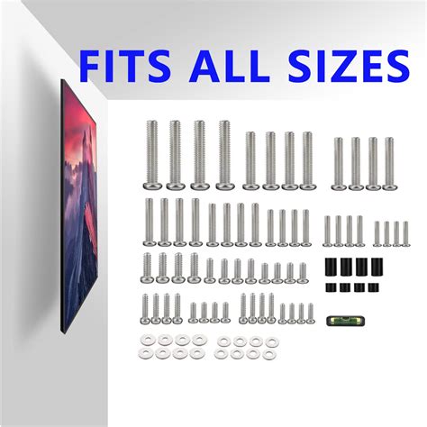 Buy TETVIK Universal TV Mounting Hardware Kit Set, VESA Wall Mount ...