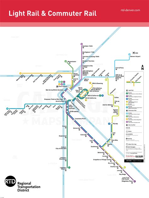 Denver Rtd Map