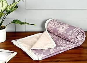 Buy BSB HOME Pure Cotton 120 GSM Reversible Soft Lightweight Printed ...