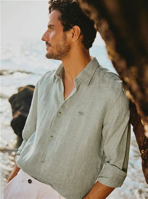 Andamen Lemongrass Linen Shirt