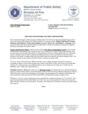 Fillable Online Fire Letterhead. Forms Fax Email Print - pdfFiller