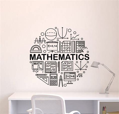 Image result for Math Classroom Wall Sticker Design