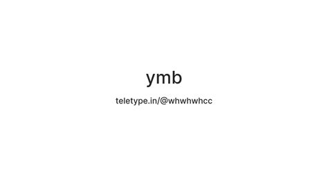 ymb — Teletype