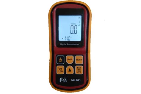 Electronic Hot Wire Anemometer with Telescope Probe for Environmental ...