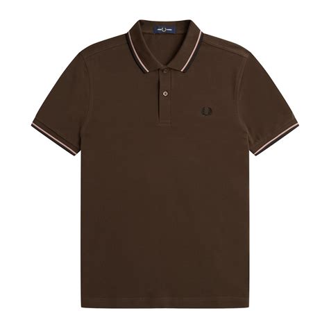 Buy Men Brown Solid Polos Online - 966670 | The Collective