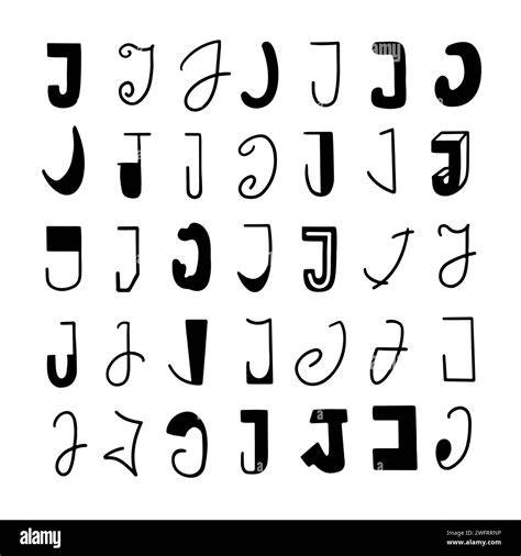 Letter J Fonts