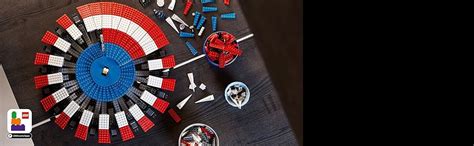 LEGO Marvel Captain America's Shield 76262 Building Kit (3,128 Pieces ...