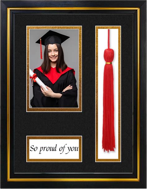 Amazon.com - Hiwhy Diploma Frame with Tassel Holder for 4x6 Photo, Real ...