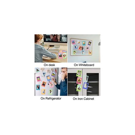 Buy 10 Colors Pack Magnetic Picture Frame for Polaroid Photos ...