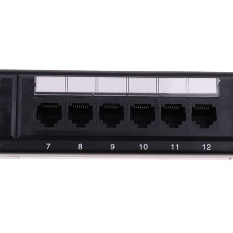 Buy 24-Ports cat six 1U Unshielded Rackmount Patch Panel Patch Panel ...