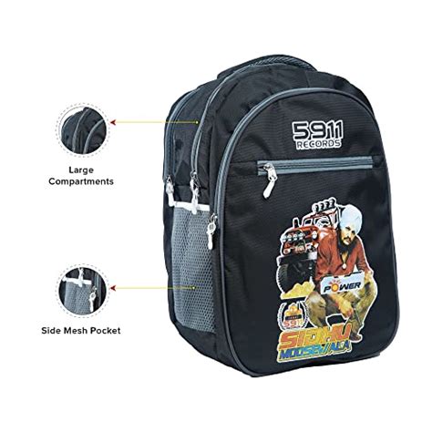 Maglan Polyester 3 Compartment Siddhu Moosewala School Bag for Boys ...