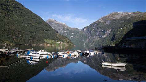 Kreuzfahrt-Hotspot Geiranger, Norwegen