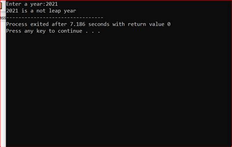 Write a C Program to Check Leap Year Using Conditional Operator 的图像结果
